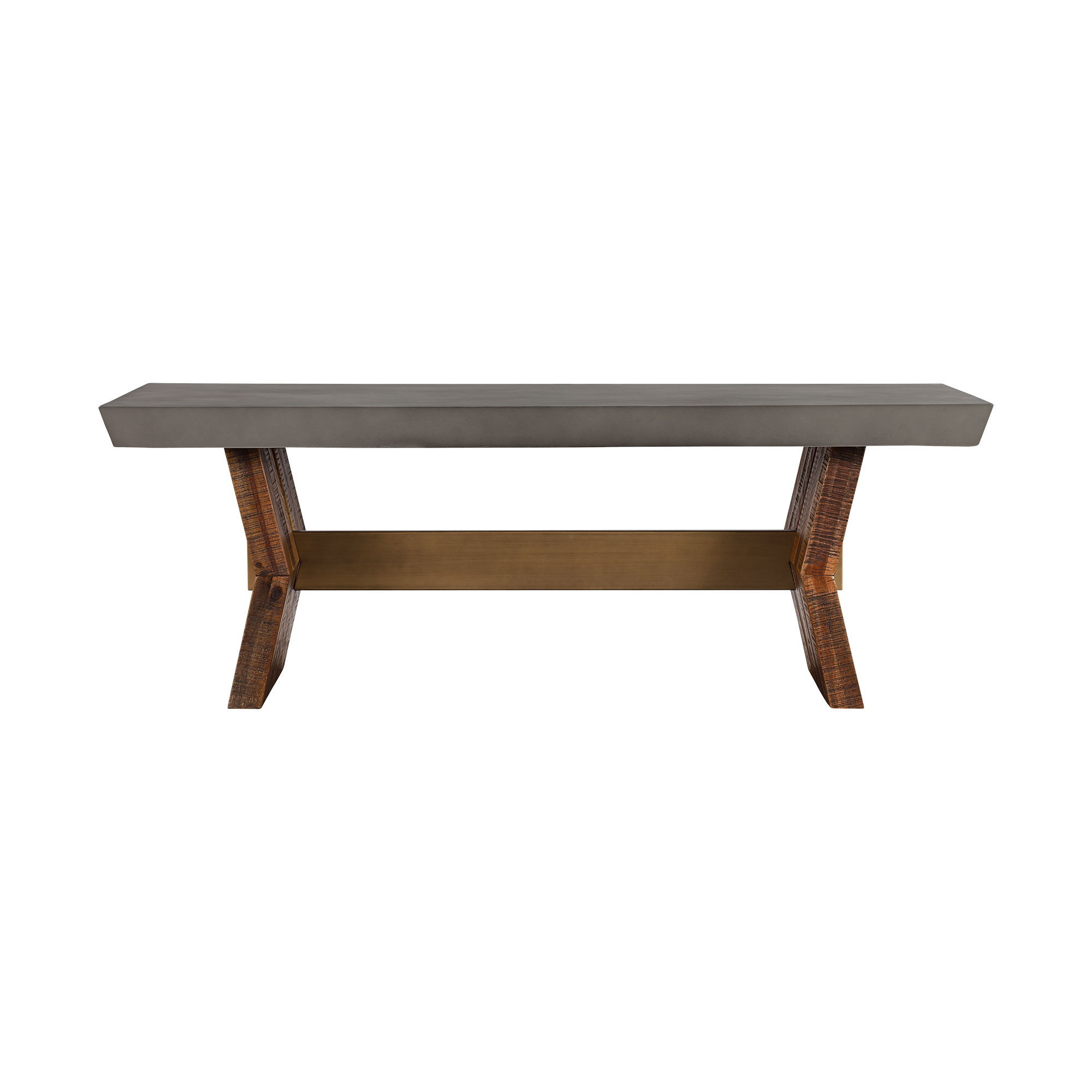 Picadilly - Rectangle Coffee Table - Acacia / Concrete