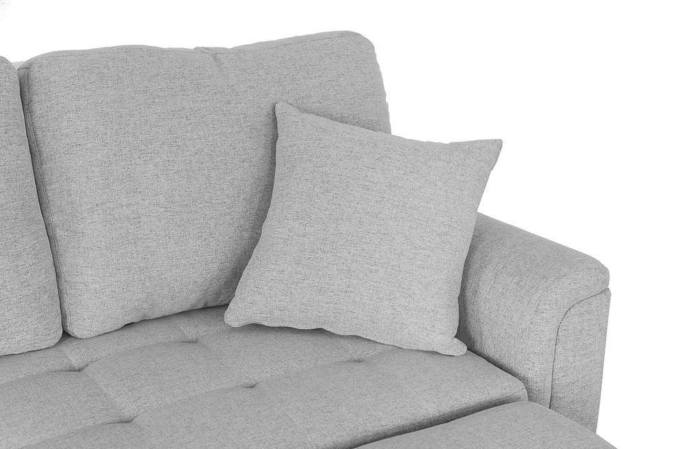 Thumbnail: 2049 Light Gray Storage Sofa Bed