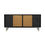 Thumbnail: Saratoga - Sideboard Buffet With Rattan - Black Acacia