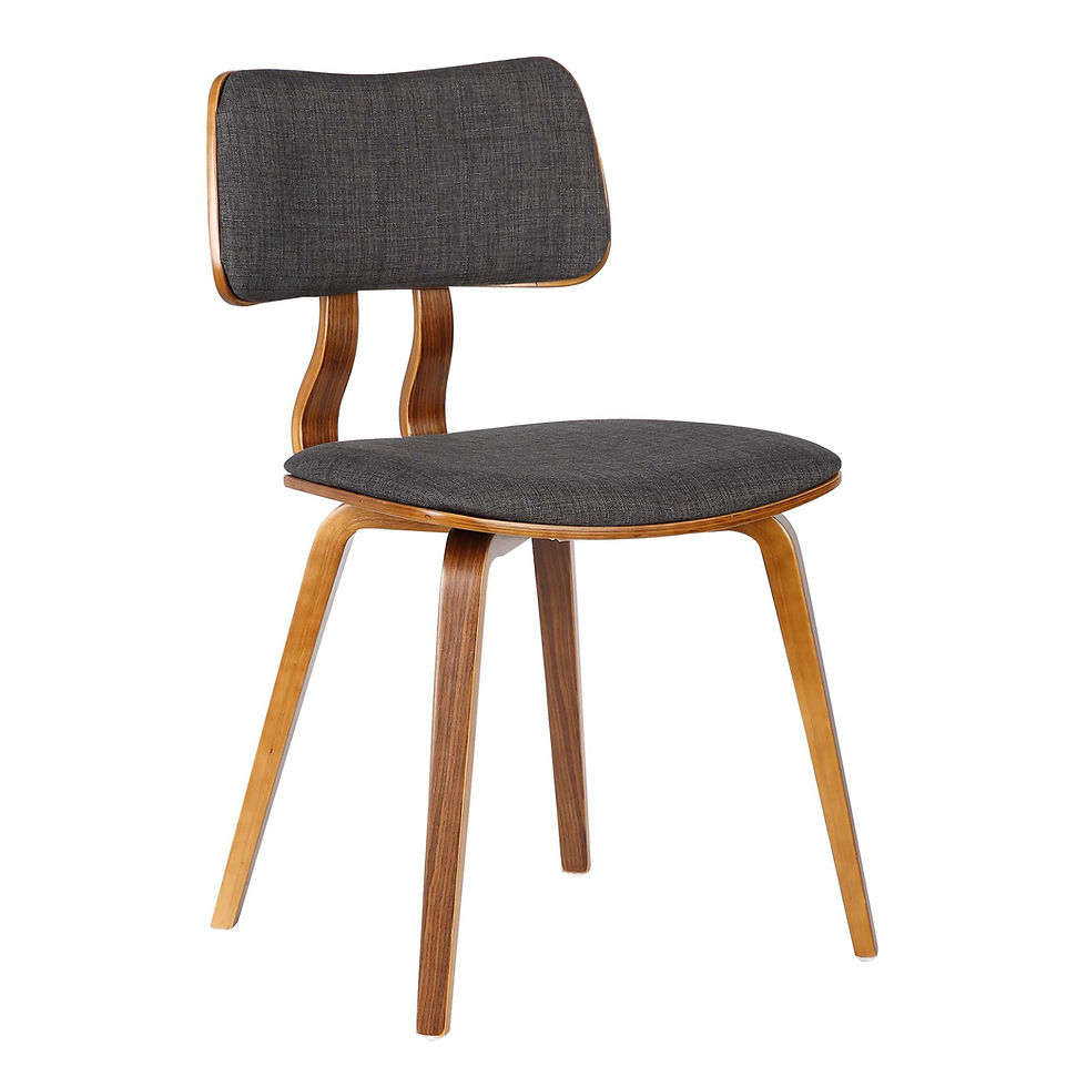 Jaguar - Mid-Century Dining Chair - Walnut / Charcoal