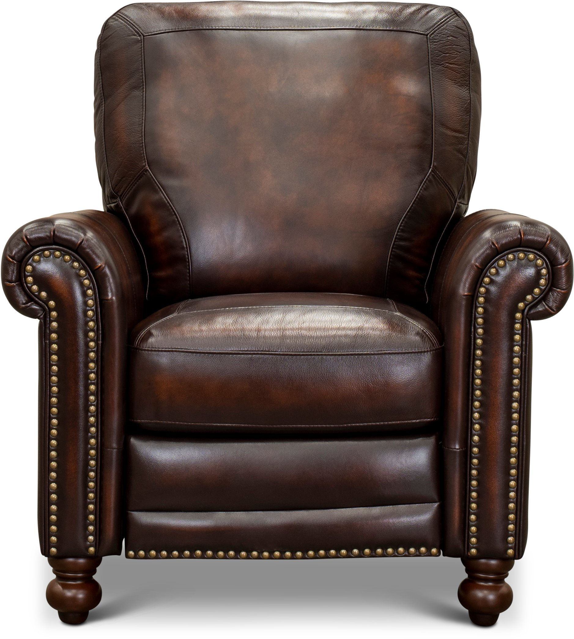 Leather Italia™ Westport Hampton Brown Push Back Recliner