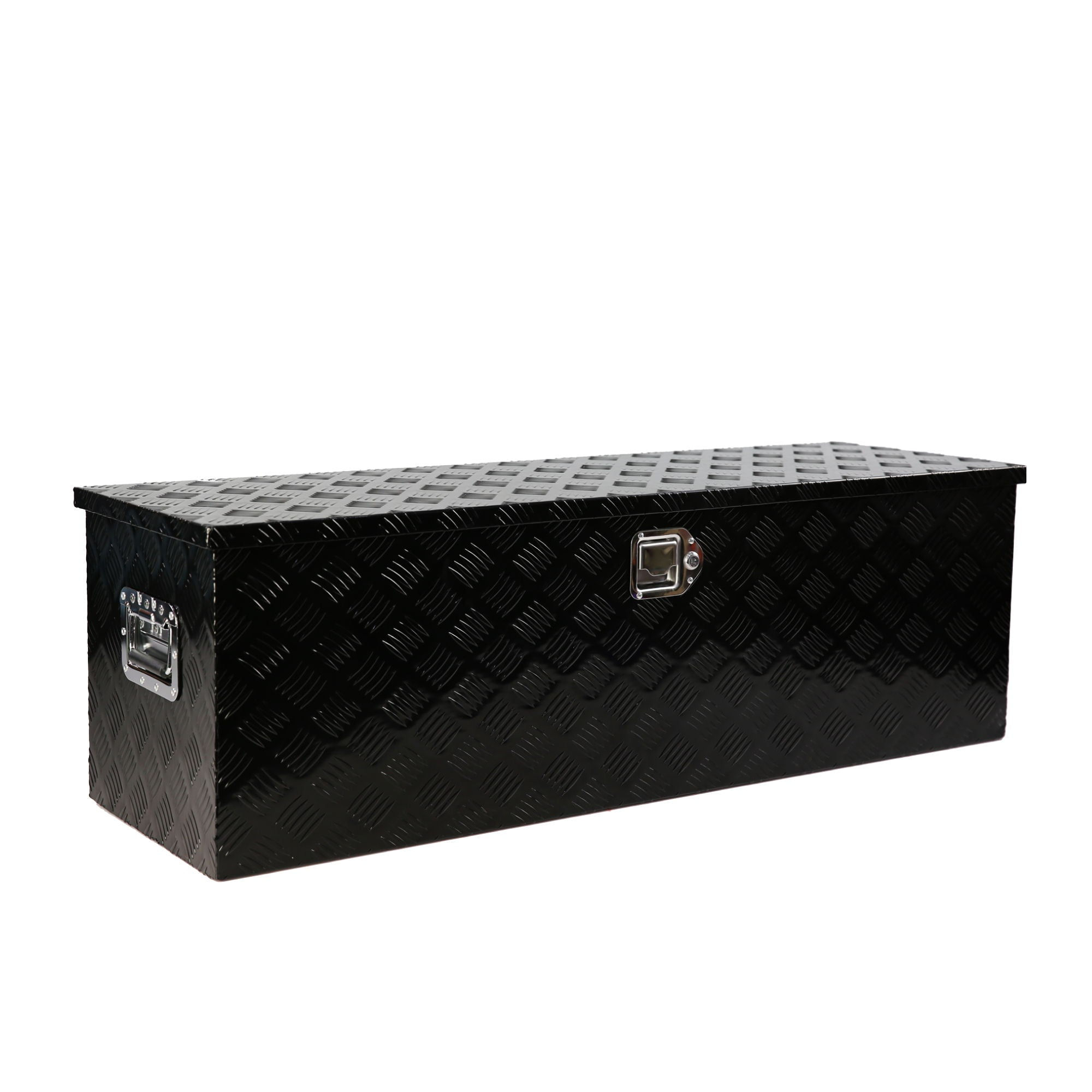 48 Inch Heavy Duty Aluminum Stripes Plated Tool Box Pick Up Trucalifornia King B
