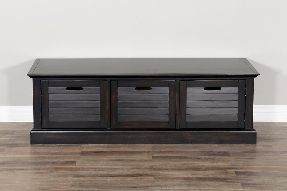 Dakota - Entry Locker- Top Only - Black