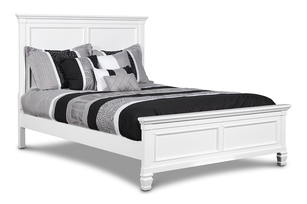 Tamarack - 4/6 Full Headboard, Footboard & Slats - White