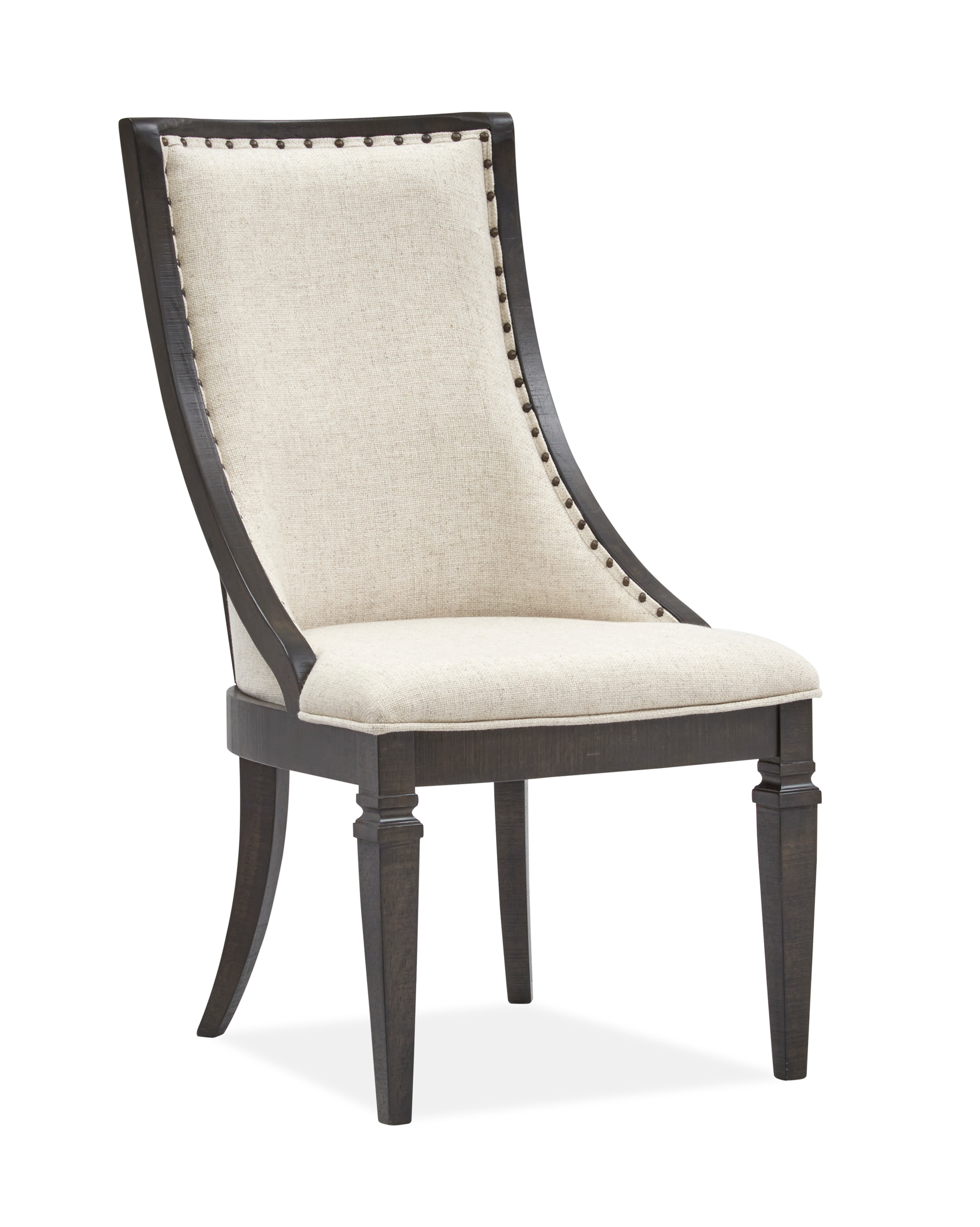 Calistoga - Dining Arm Chair With Upholstered Seat & Back (Set of 2) - Weat