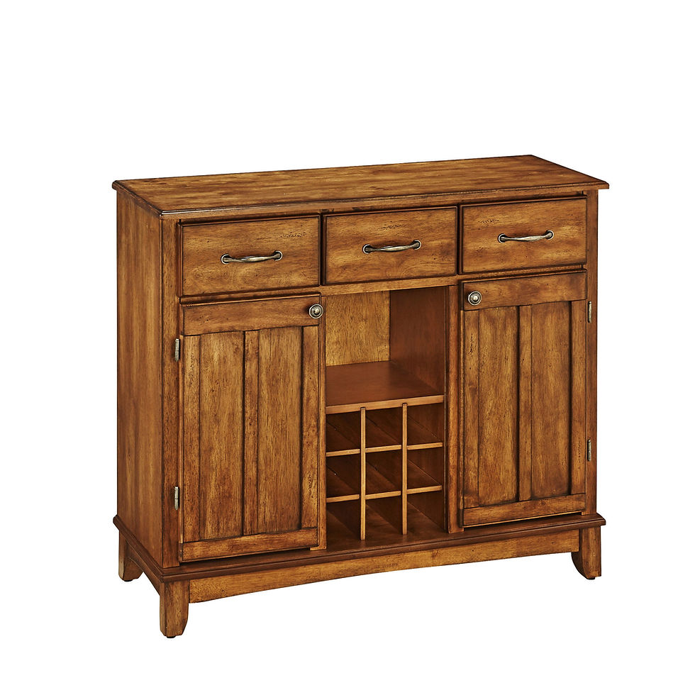 Hampton - Buffet - Wood - Light Brown - 36.25"