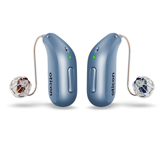 Oticon_Intent_miniRITE_H1-2024_Binaural_C115SkyBlue_LEDgreen_Speaker60_OpenBassDome_500pct