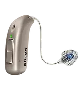 Oticon_Jet_PX_miniRITE_R_H1-2025_Left_C090ChromaBeige_Speaker60_OpenBassDome_1200x1200px_O