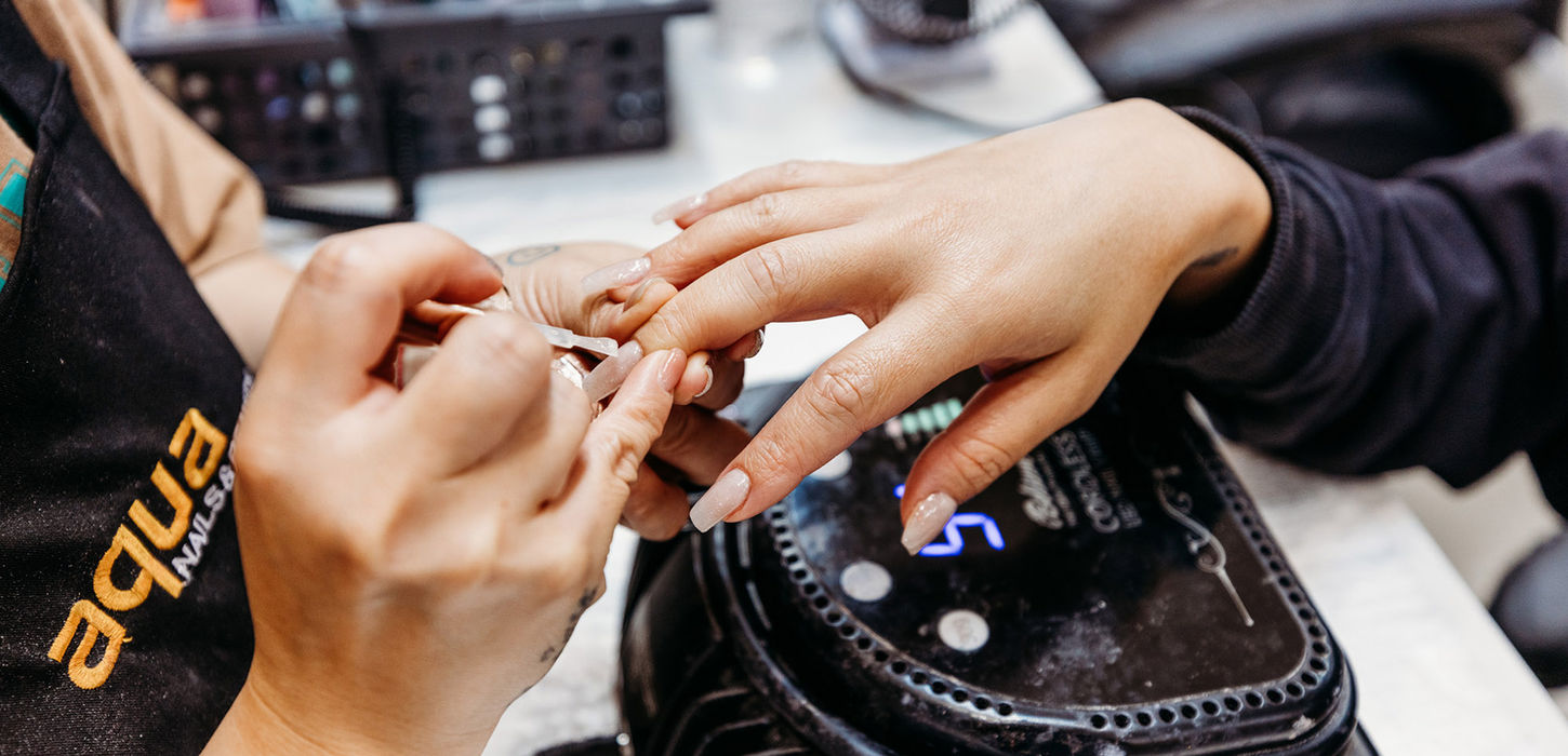 lidcombe shopping centre, nail lab, nail professional, nail care, nail salon, hand and nail spa, manicure, pedicurist, nail art, hands and feet care, massage, waxing services, close up shot of nails
