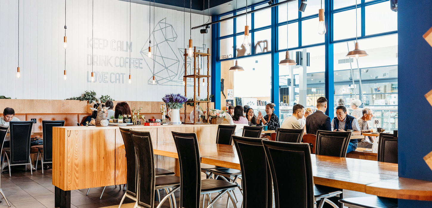 lidcombe shopping centre, food enthusiasts, coffee cup, breakfast spread, snacks, delightful milkshakes, burgers, cakes, clean environment cafe