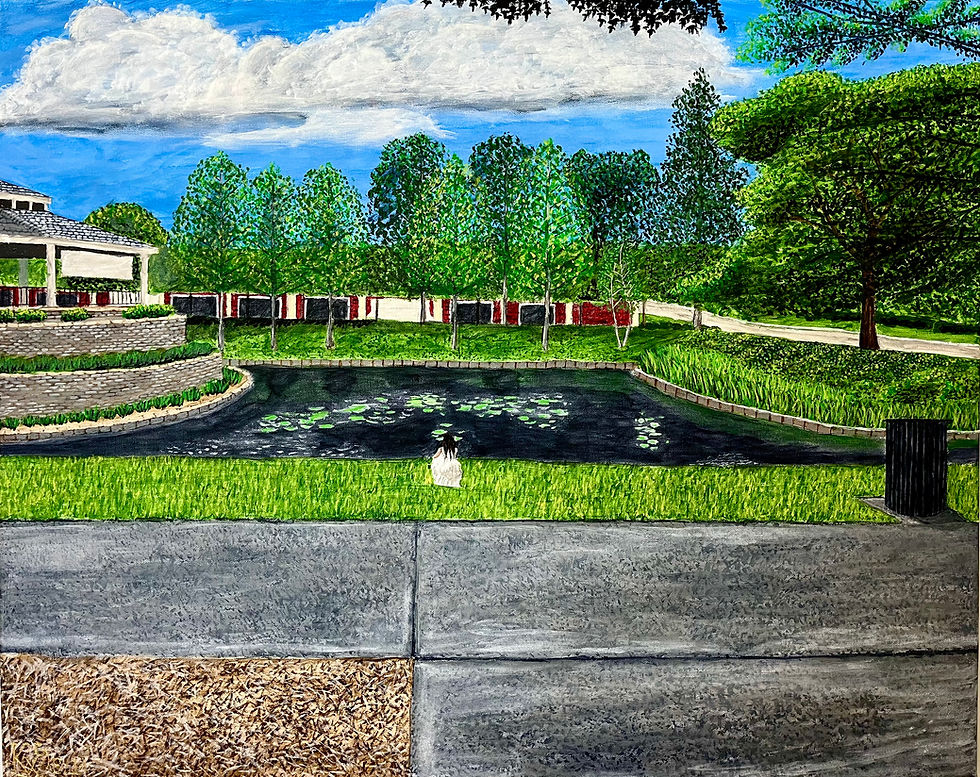 Afternoon in Southlake | Original Canvas