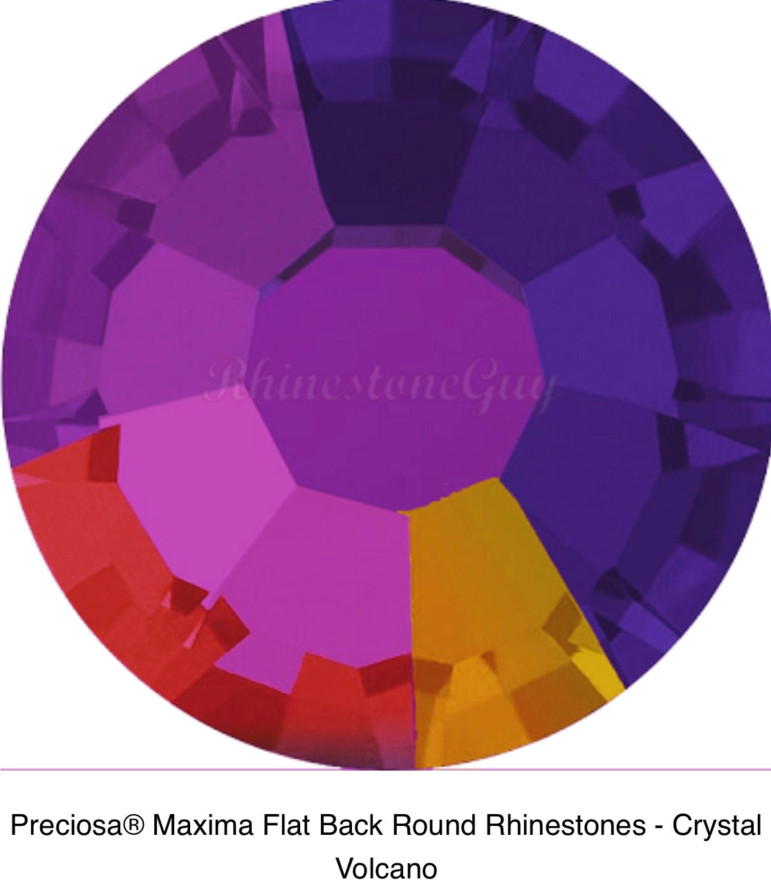 Preciosa Maxima Volcano color (packs of 50)