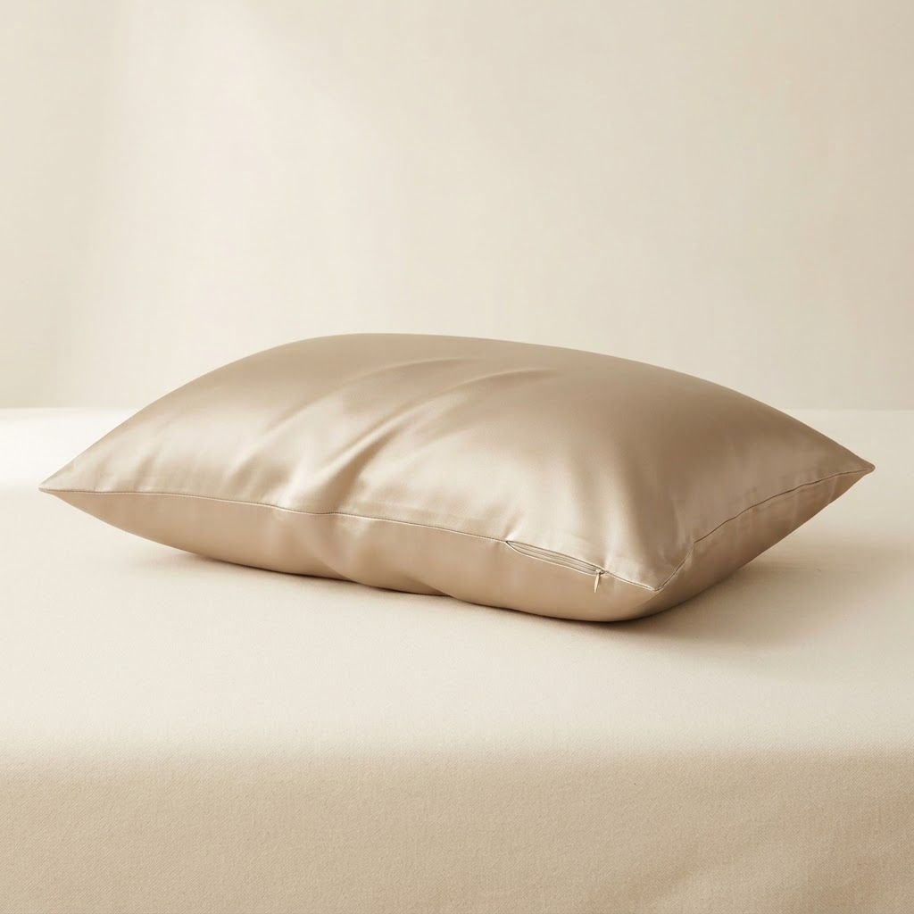 Mulberry silk pillowcase with hidden zipper