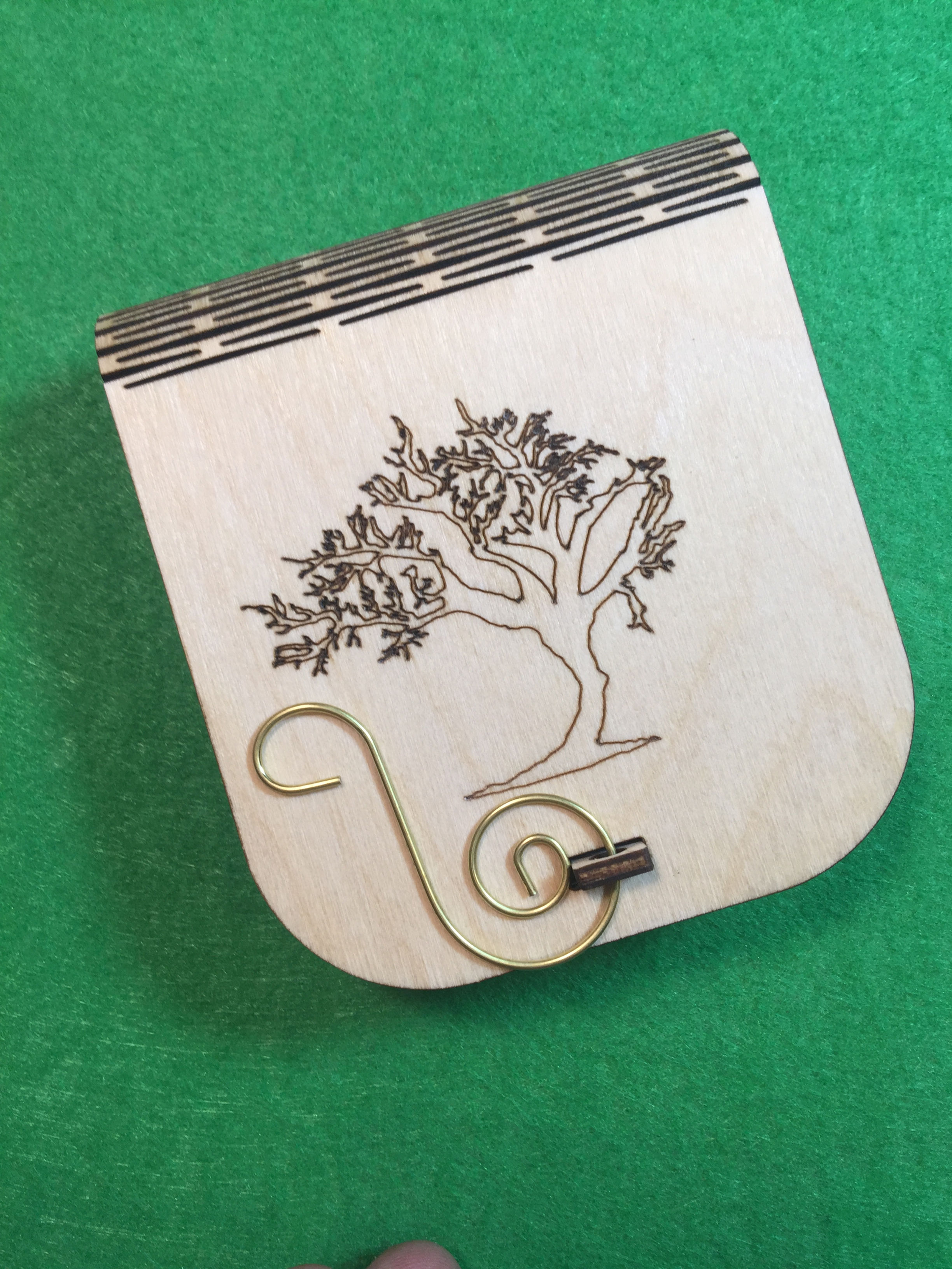 Box only Gnarled Tree Outline