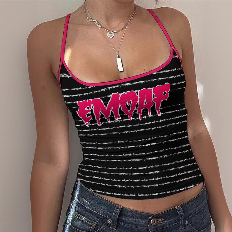 EmoAF Spaghetti Strap Tank Top