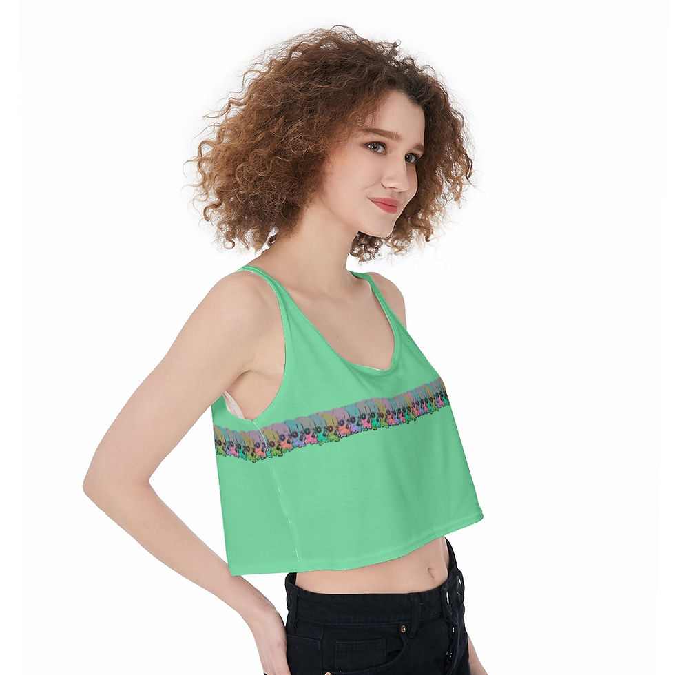 Thumbnail: Skull Striper Croptop