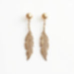 Dangle Feather Earrings