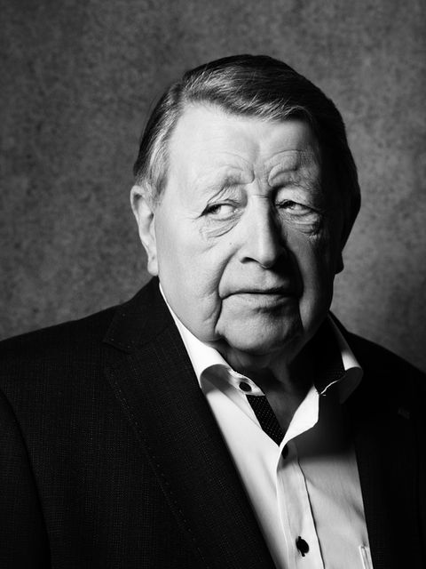 Elderly male in suit portrait