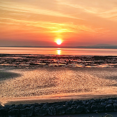 Sunset over Morecambe Bay