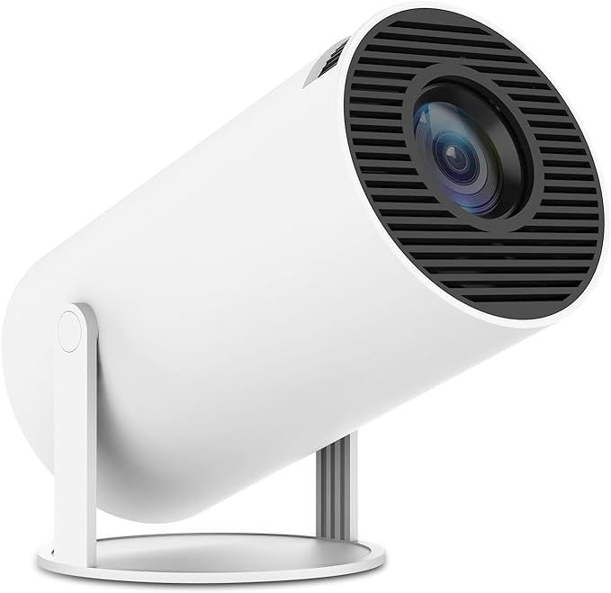Thumbnail: Mini Projector 4K 1080P Support, Portable Projector WiFi6 BT 5.0 Android 11, Sma