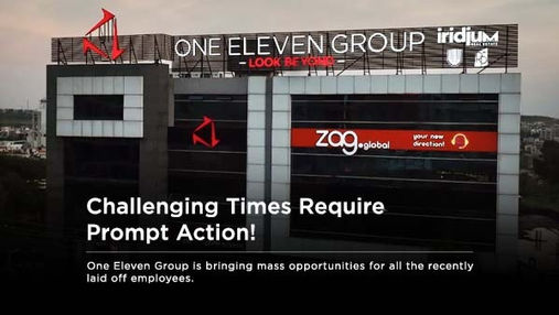 One Eleven Group Opens 200+ Positions for Recently Laid-Off Employees
