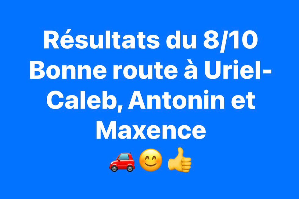 Résultats permis
