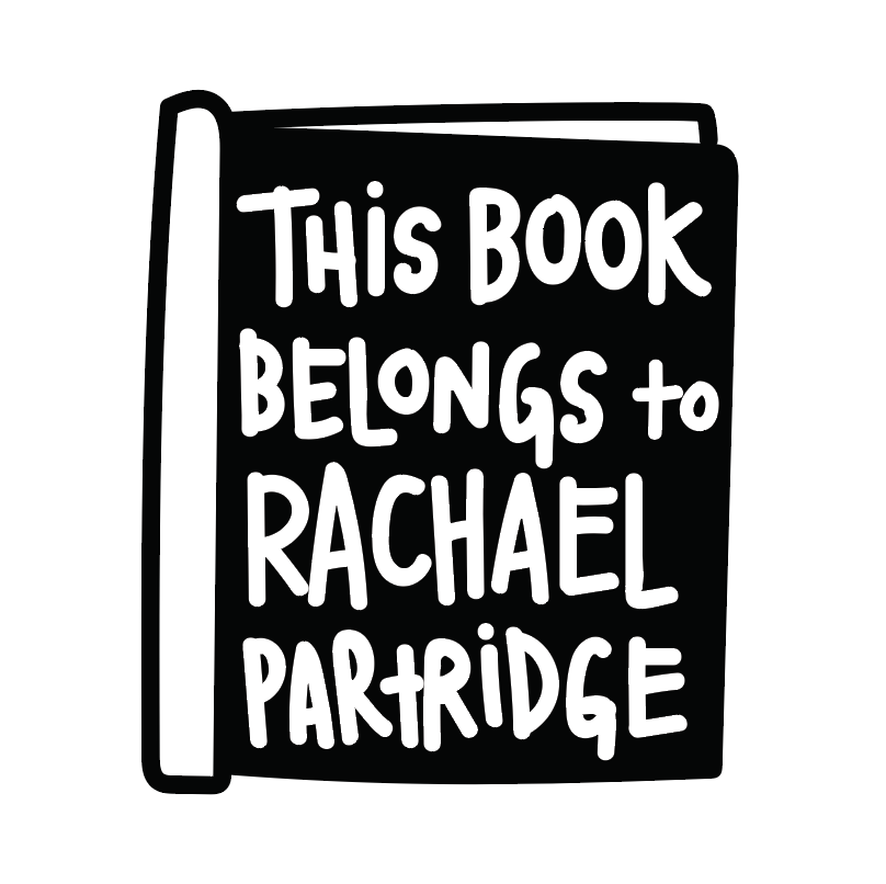 Thumbnail: STAMP BOOK illustration "this book belongs to"