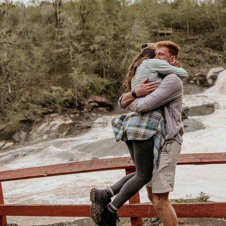 Surprise Waterfall Engagement
