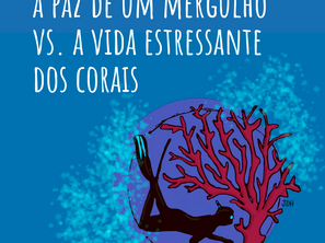 A paz que sinto num mergulho vs. a vida estressante dos corais