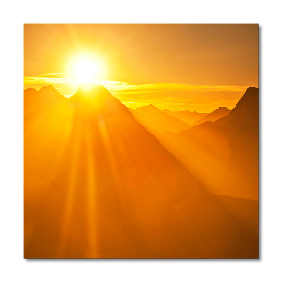 Miniaturbild: Sonnenuntergang Reither Spitze