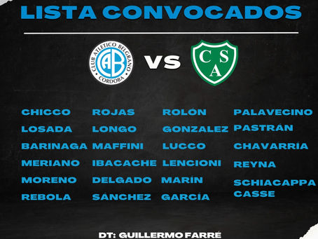 ¡CONVOCADOS!