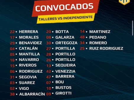 ¡CONVOCADOS!