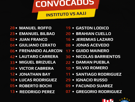 ¡CONVOCADOS!