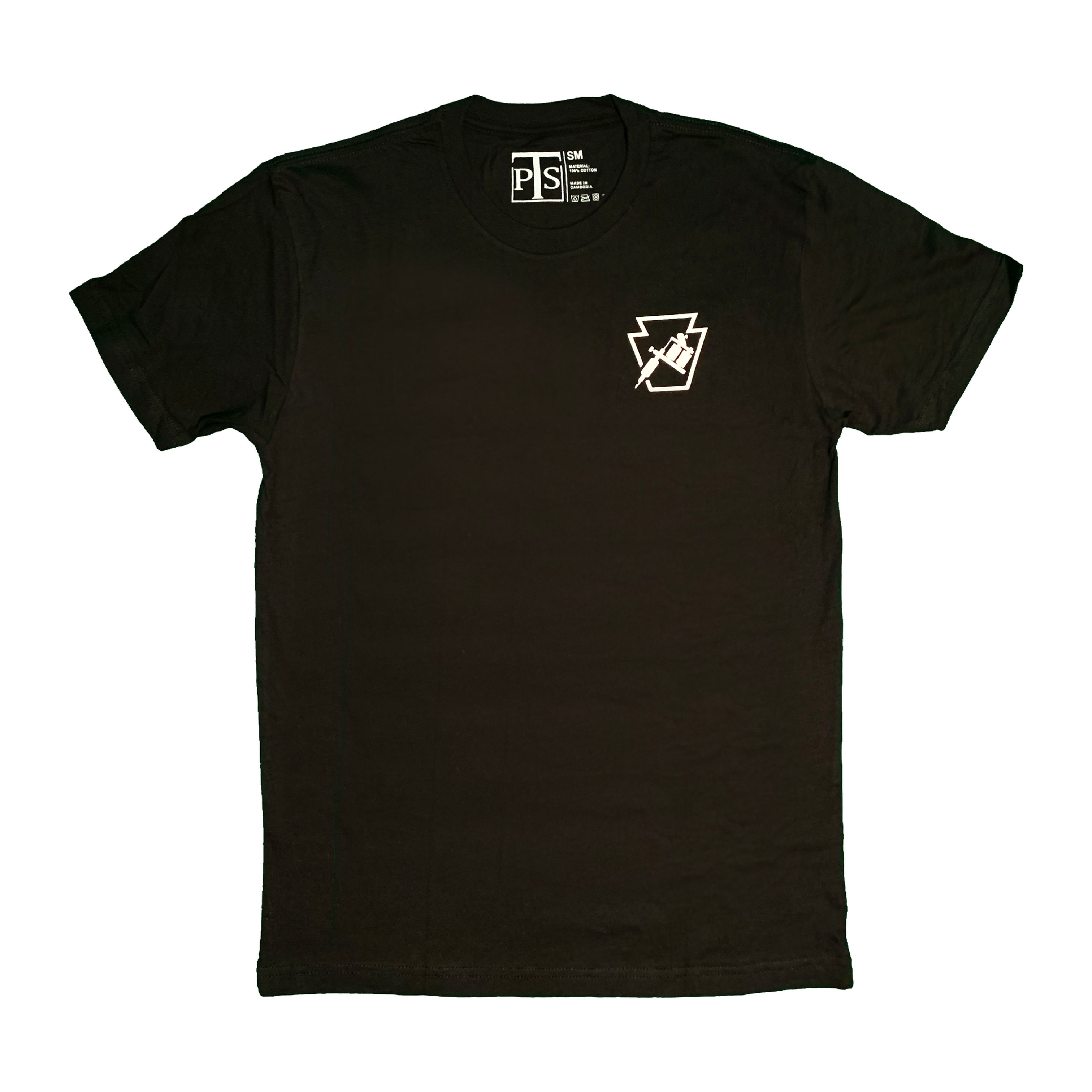 PTS Classic Logo Tee with Keystone on the chest