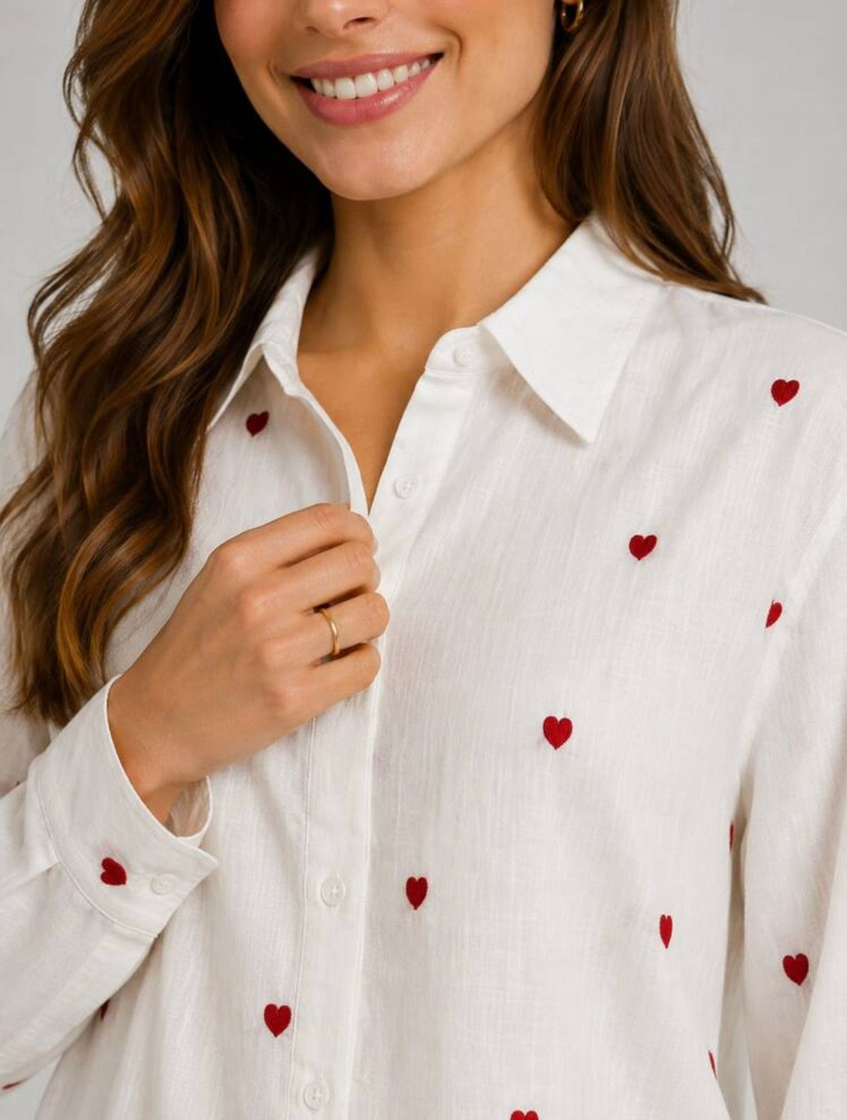 Camisa Amora – Estampa Delicada