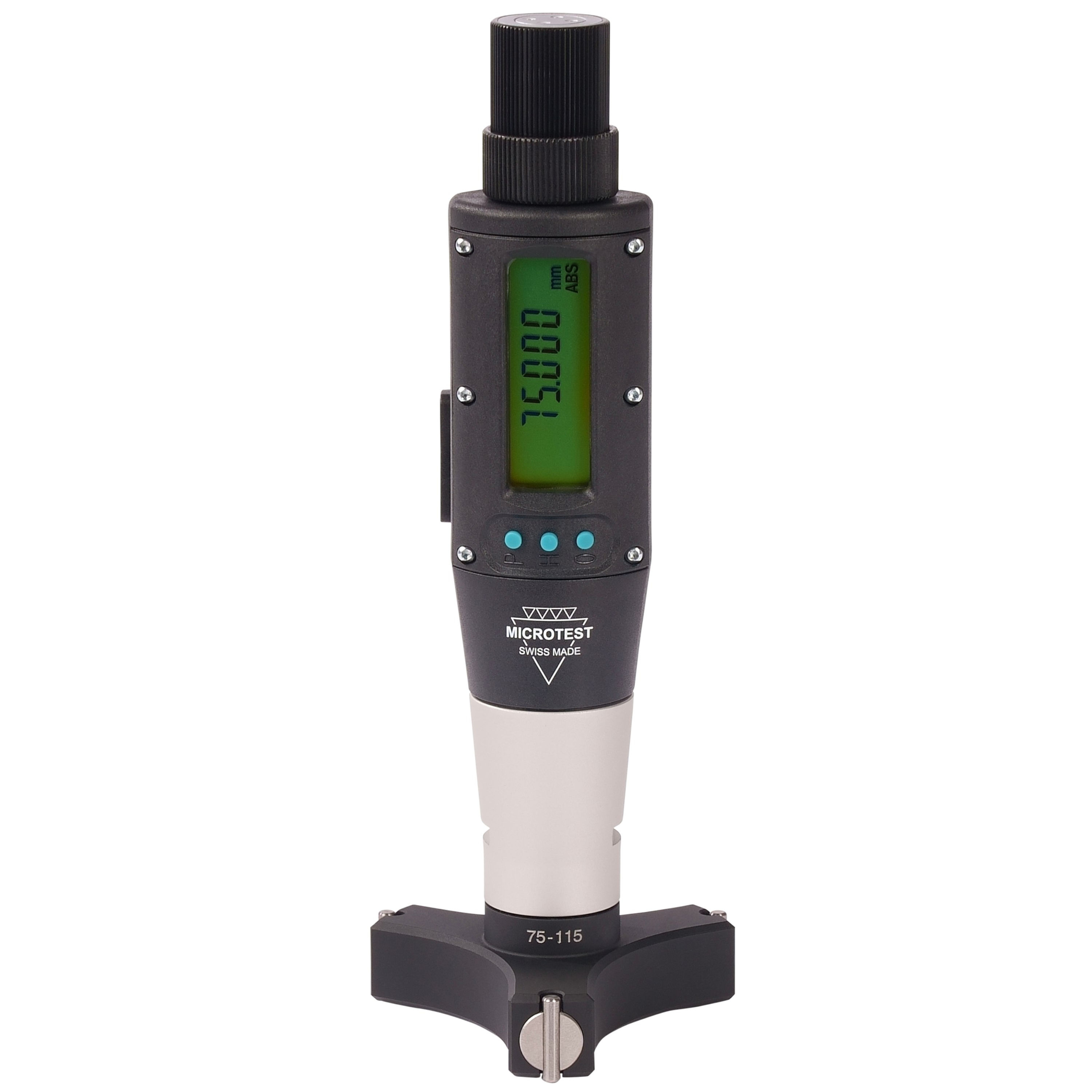 Hier zu sehen ist unsere digitale Innenmessschraube / Innnemikrometer mit Messweg 75-115mm