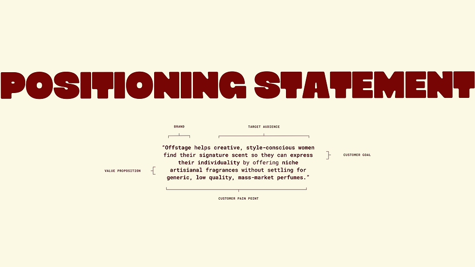 Positioning statement