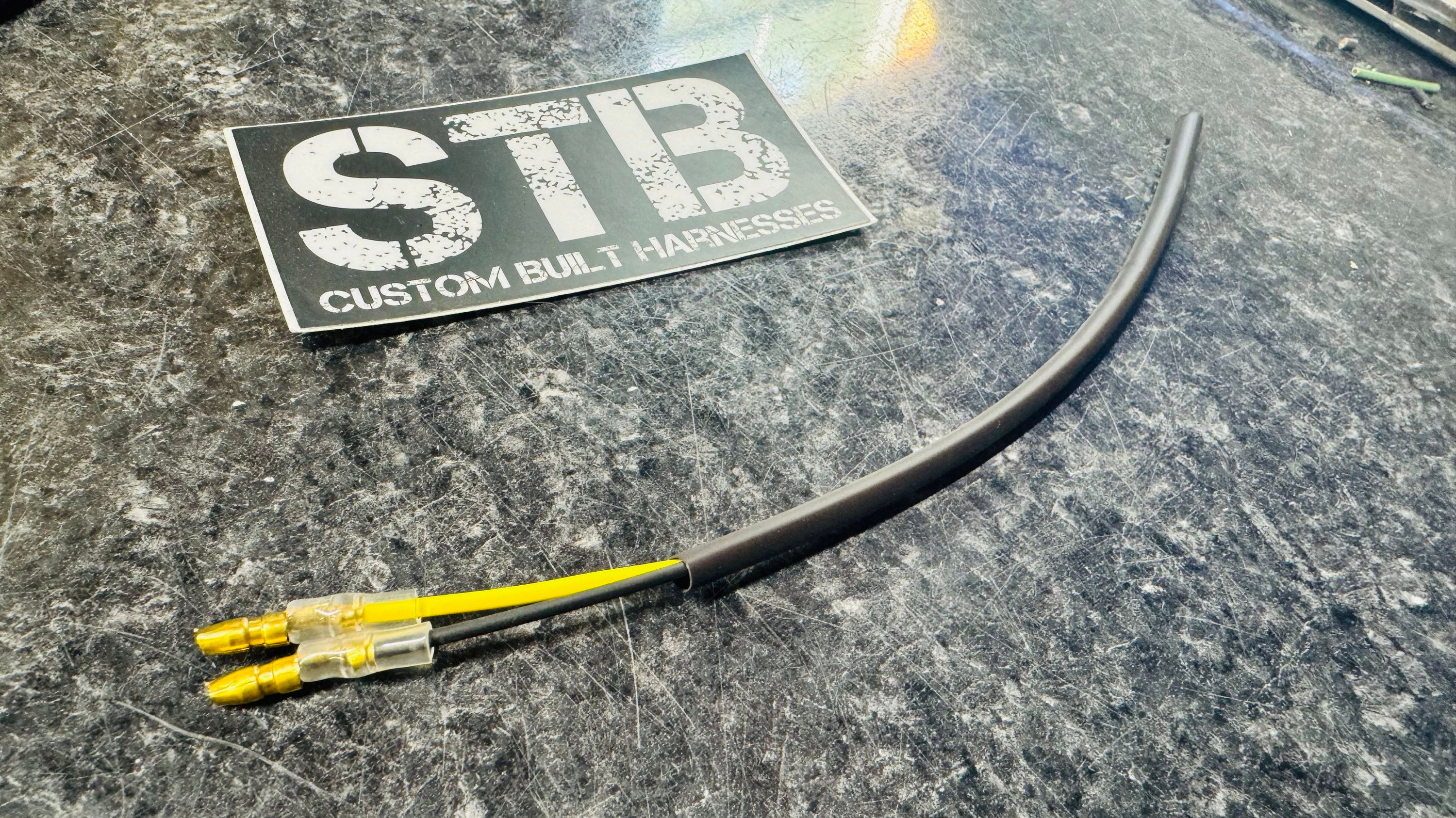 87-12 Banshee light coil repair pigtail (Harness side)