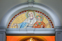 Mosaico da fachada