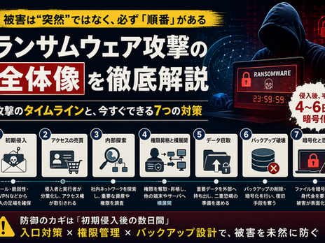 ランサムウェア攻撃は「ある日突然」ではない