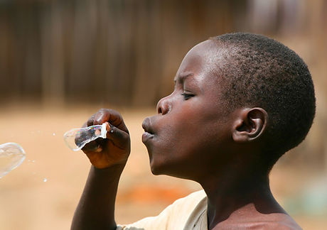 Boy Blowing Bubbles