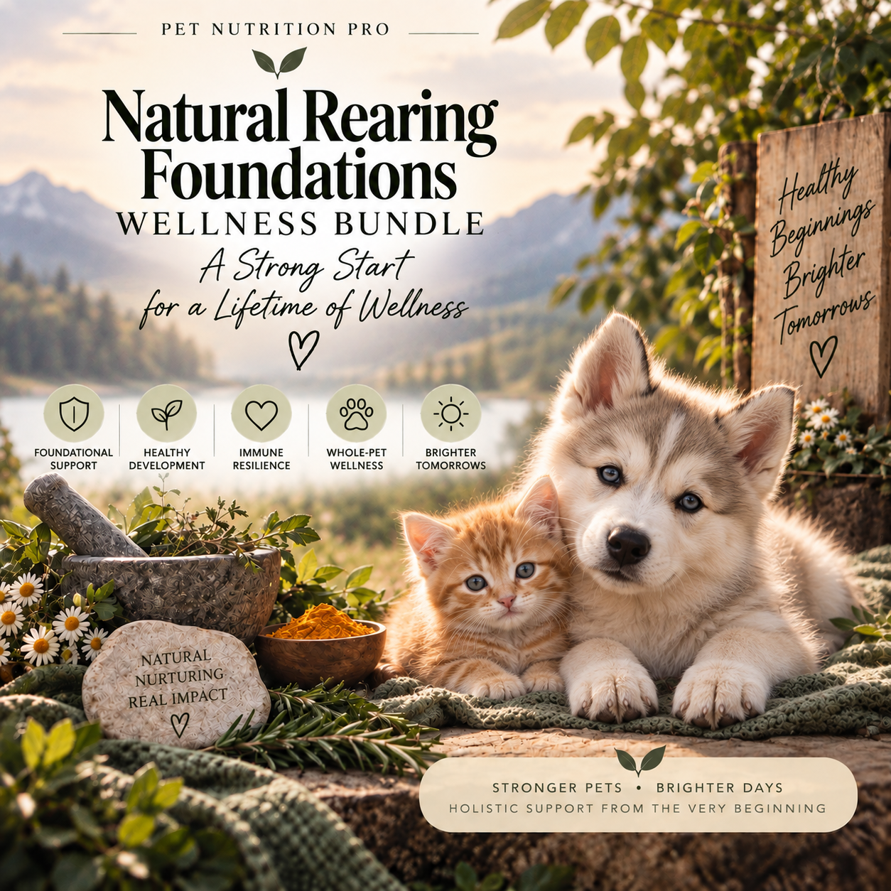 Natural Rearing Foundations Wellness Bundle