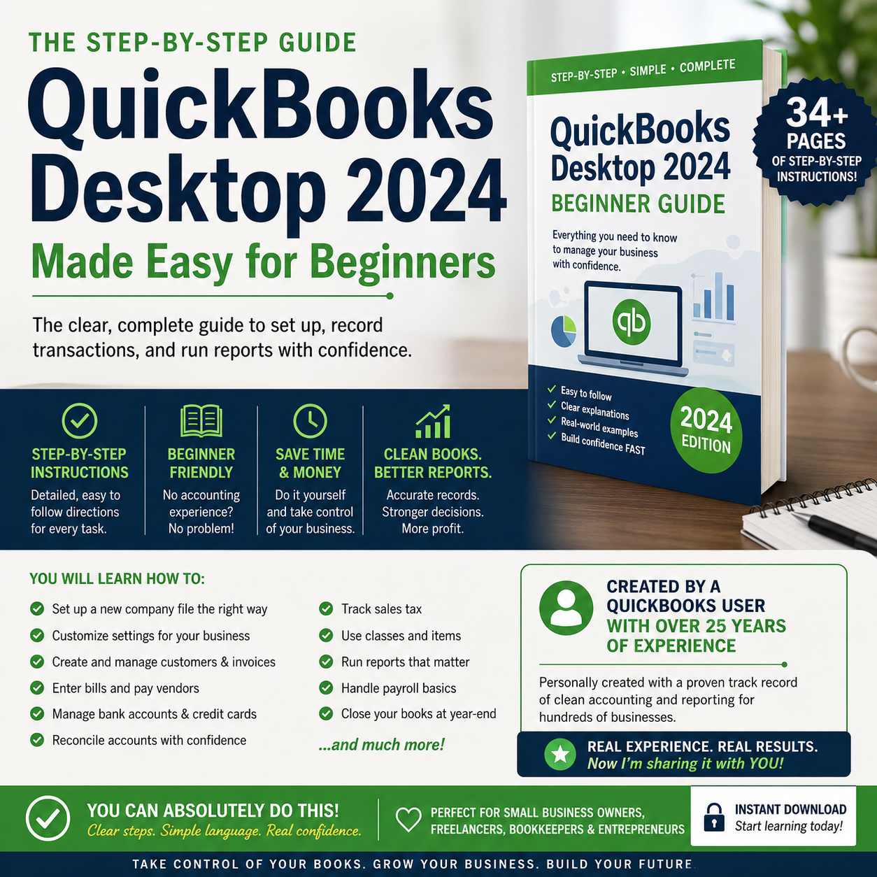 QuickBooks Desktop 2024 Beginners Guide