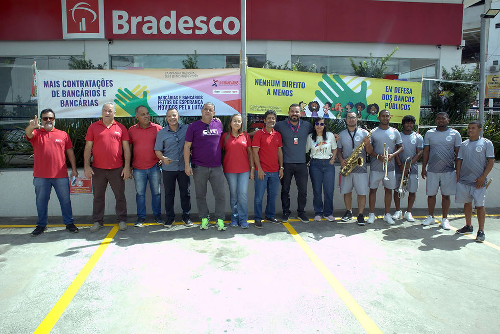 Sindicato mobiliza bancários em Itamaraju durante dia de negociação com a Fenaban por valorização da categoria