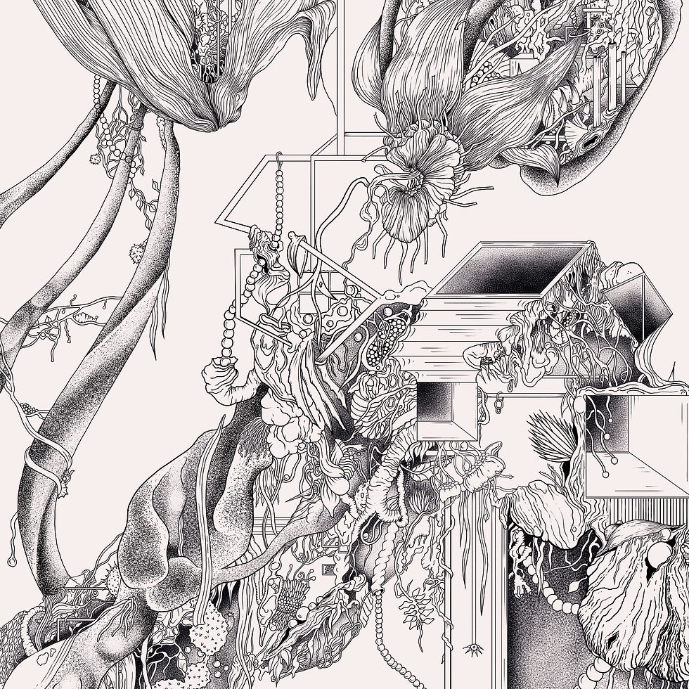 Efflorescence detail
