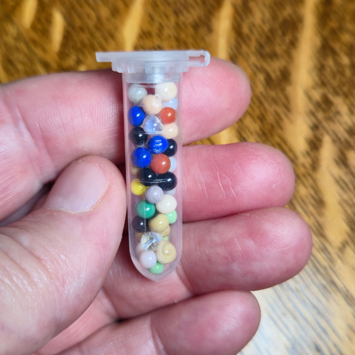 Glass Orbs - a small vial assortment