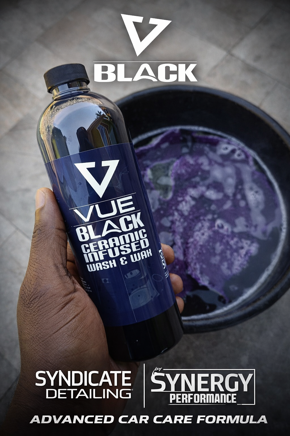 Thumbnail: 16oz Vue Black Citrus Ceramic Infused Wash and Wax
