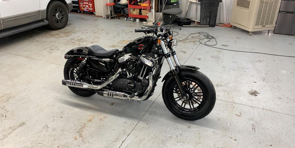 Harley Davidson Model 80 in for a Ceramic Coating