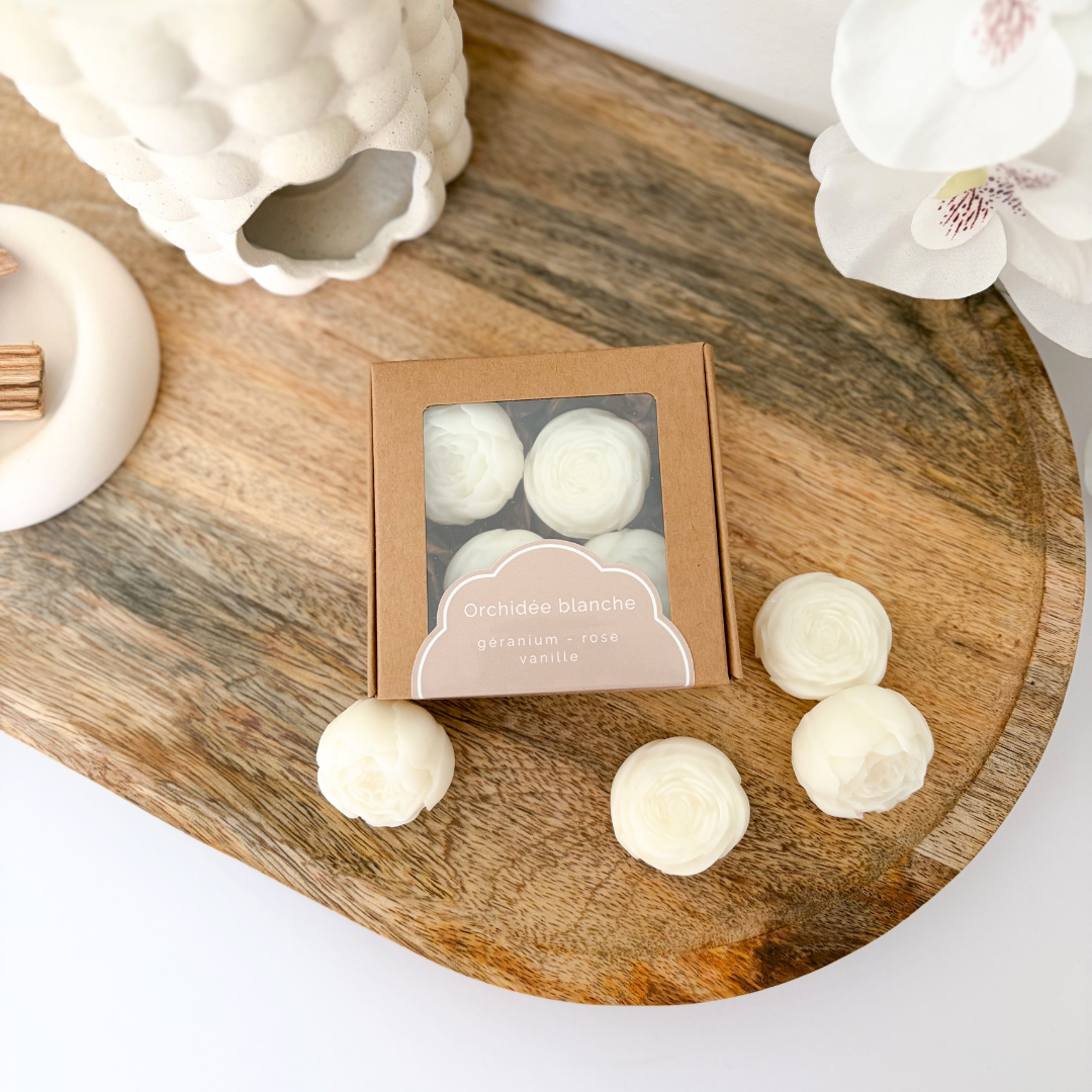 Fondants parfumés Orchidée blanche
