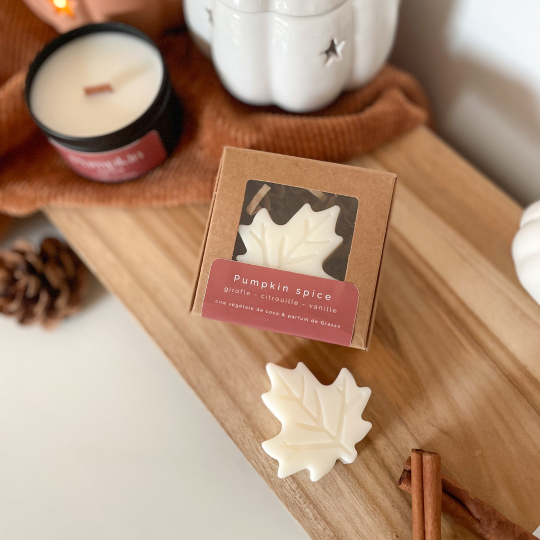 Fondant feuille d'automne parfum Pumpkin spice